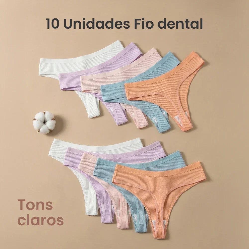 Kit 10 Calcinhas CottonConfort®