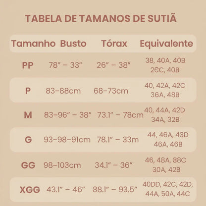 Sutiã Push-Up com Bojo Gel